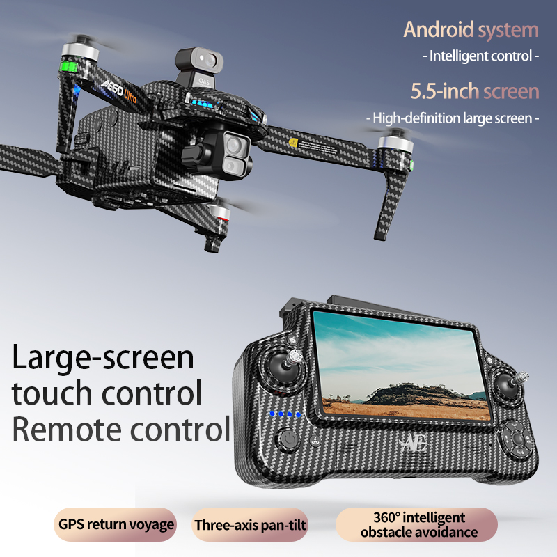 Profesjonalny dron AE60 GPS z  – Drone Kit Professional recenzja i cena